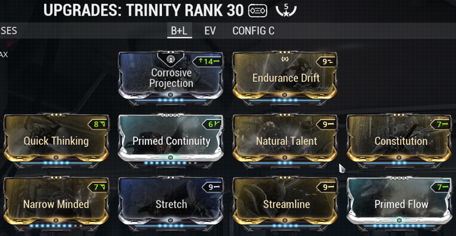 Warframe screenshot build trinity b+l.png