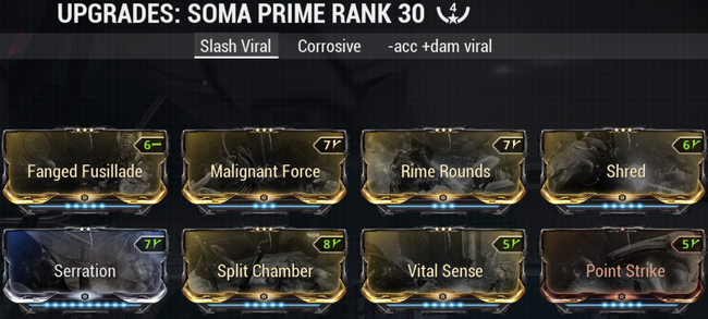 Warframe screenshot build soma-prime slash-viral.png