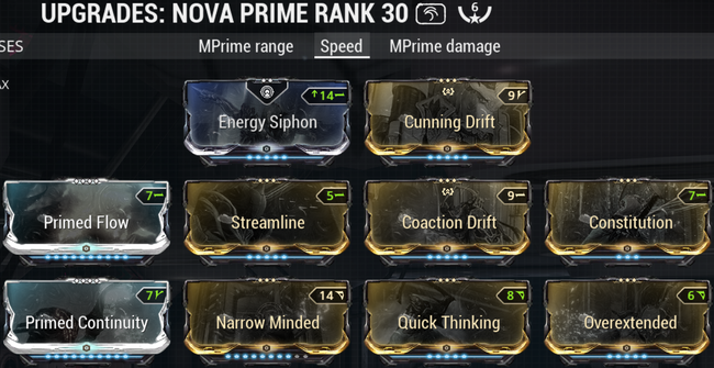 Warframe screenshot build nova speed.png